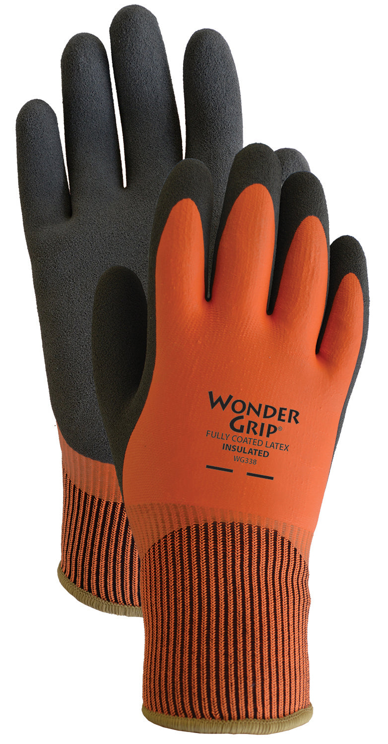 SAFETY SUPPLY CORPORATION, Bellingham Wonder Grip Grip Gloves Black/Orange XL 1 pair