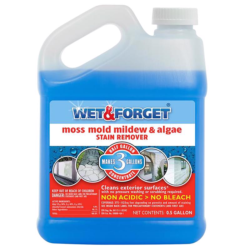 WET & FORGET INC, Wet & Forget Outdoor Cleaner Concentrate 0.5 gal