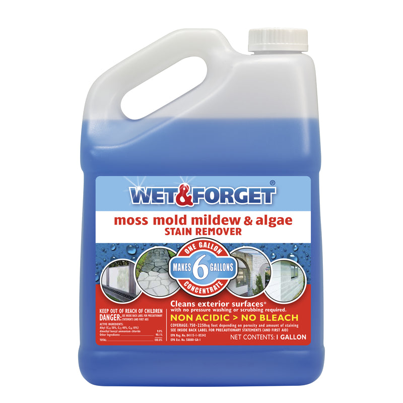 WET & FORGET INC, Wet & Forget Outdoor Cleaner Concentrate 1 gal