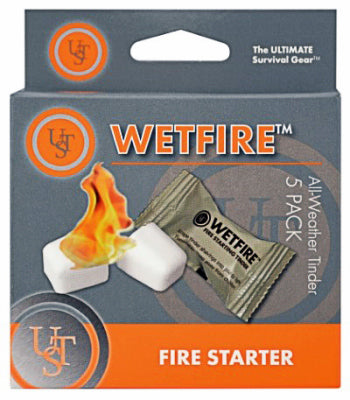 American Outdoor Brands Products Co, Wetfire Tinder, White, 5-Pk. (Pack of 4)