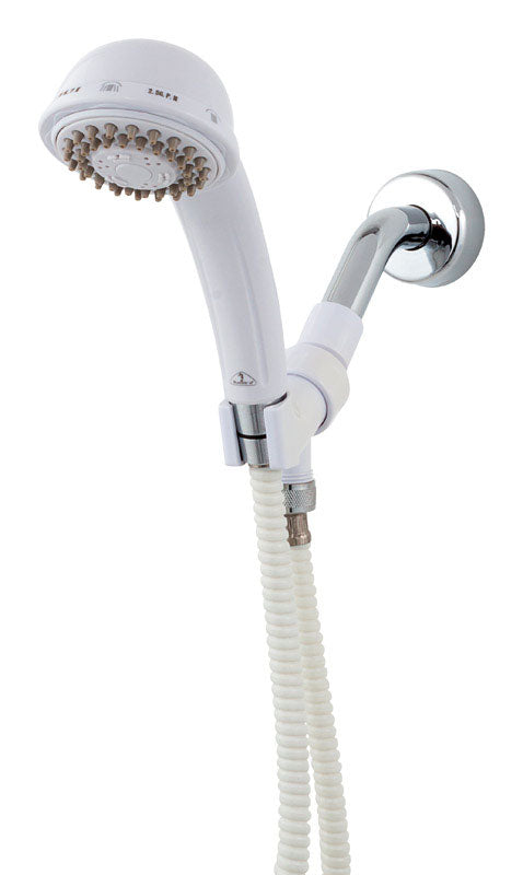 WHEDON PRODUCTS INC, Whedon Flow Pro White Plastic 3 settings Handheld Showerhead 2.5 gpm