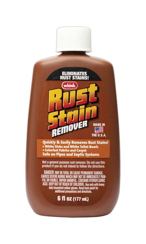 No, Whink No Scent Rust Stain Remover 6 oz. Liquid (Pack of 6)