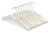 WHITMOR INC, Whitmor 6.25 in. H X 1.25 in. W X 15.25 in. L Metal Bone Satin Pad Hanger 8 pk