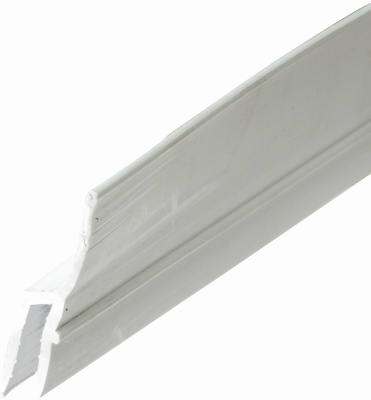 Prime Line Products, Window Frame, White Vinyl, 3/32 x 1 x 72-In. (Pack of 25)