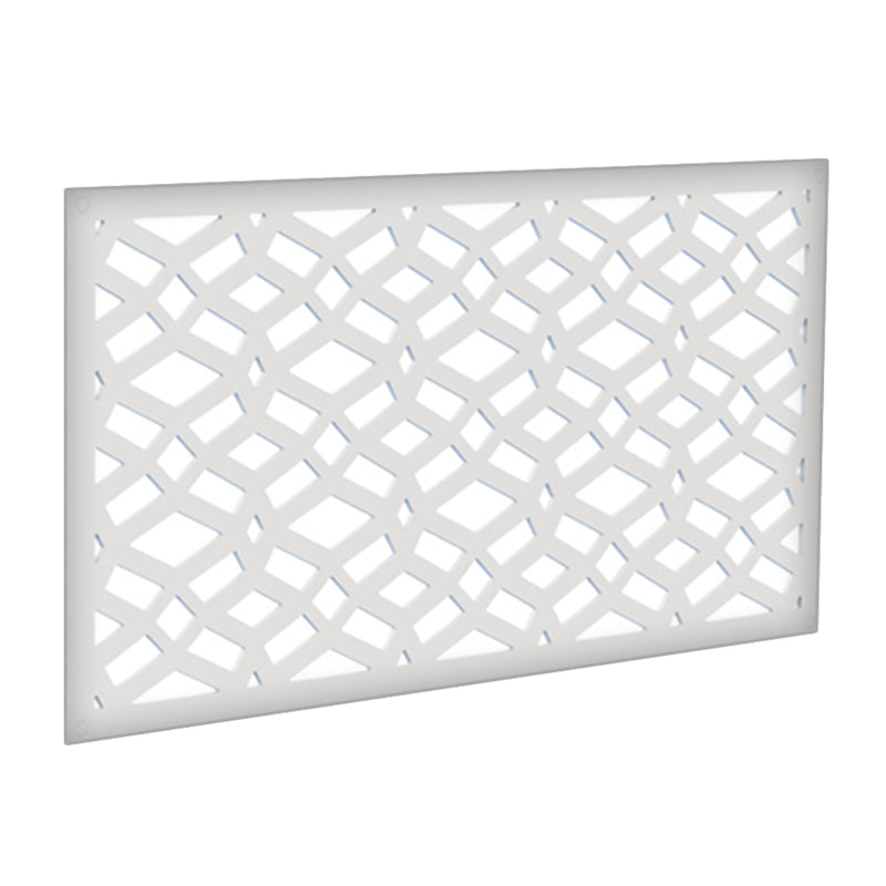 BARRETTE OUTDOOR LIVING INC, Xpanse Celtic 2 ft. W X 4 ft. L White Polymer Screen Panel